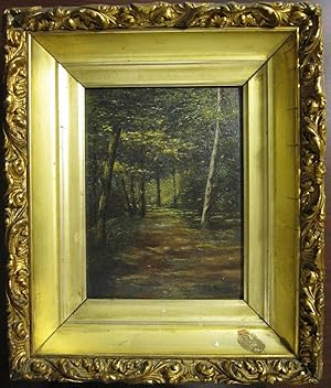 ANTIQUE IMPRESSIONIST OIL LANDSCAPE PAINTING MILWAUKEE WI KRUMBHOLZ FINE ARTS