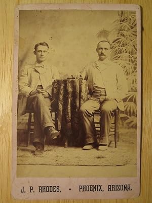ANTIQUE 19th CENTURY JP RHODES PHOENIX AZ ID MEN PARK COLLEGE CABINET CARD PHOTO