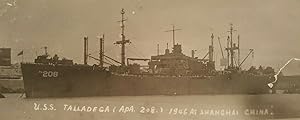 VINTAGE POST WW2 USS TALLADEGA SAN FRAN SHANGHAI CHINA IWO JIMA ON D DAY PHOTO