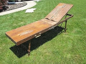 ANTIQUE 1895 AFRICAN AMERICAN CHICAGO JACKSON UNDERTAKER EMBALMING TABLE RARE