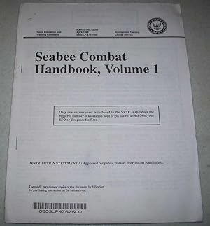 Seller image for Seabee Combat Handbook Volume 1 Answer Sheet for sale by Easy Chair Books