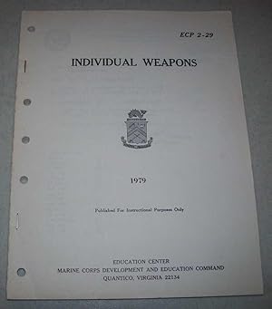 Immagine del venditore per Individual Weapons ECP 2-29 venduto da Easy Chair Books