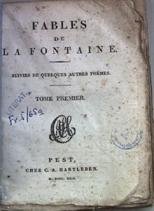 Fables de la Fontaine: TOME PREMIER.