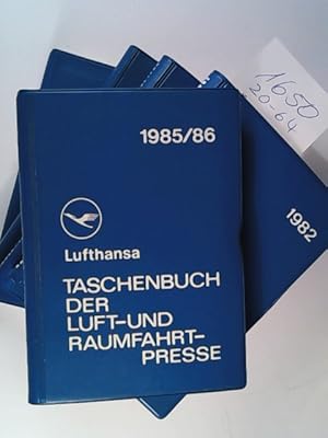 Taschenbuch der Luft- und Raumfahrtpresse 1977, 1979, 1980, 1982 und 1985/86; 5 Ausgaben