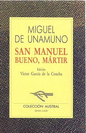 Imagen del vendedor de SAN MANUEL BUENO Y MARTIR a la venta por Libreria 7 Soles