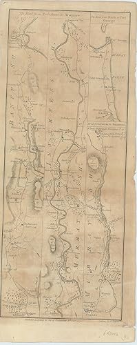 Image du vendeur pour The Road from Fochabers to Aviemore. [with] The Road from Nairn to Fort George. [and on verso] The Road from Inverness to Fort Augustus and Fort William and from Inverness to Glen Urquhart. mis en vente par Robert Frew Ltd. ABA ILAB