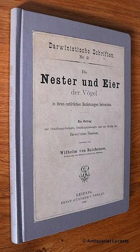 Die Nester und Eier der Vögel in ihren natürlichen Beziehungen betrachtet.