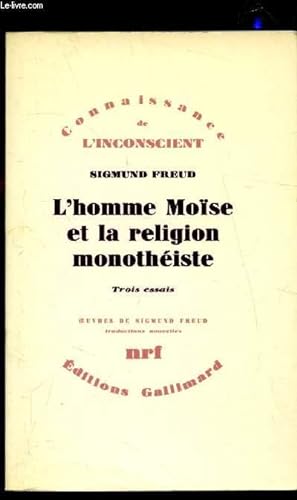 Imagen del vendedor de L'homme Mose et la religion monothiste - Trois essais a la venta por Le-Livre