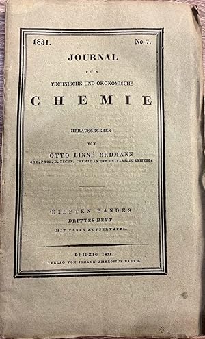 Journal für technische und ökonomische Chemie - Elften Bandes, Drittes Heft Mit einer Kupfertafel