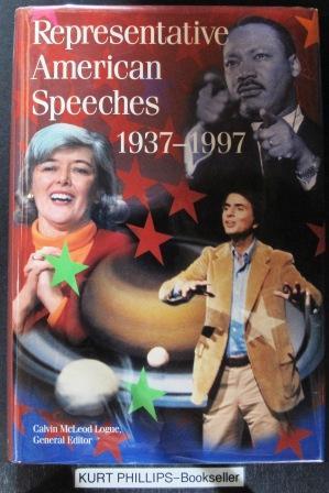 Image du vendeur pour Representative American Speeches, 1937-1997 (Signed Copy) mis en vente par Kurtis A Phillips Bookseller