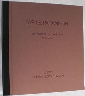 Par le Parangon (Durch das Muster). Sieben Original-Monotypien auf handgearbeitetem Öl-Lasur-Grun...