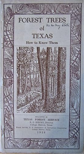 Image du vendeur pour Forest Trees of Texas How to Know them mis en vente par Moneyblows Books & Music