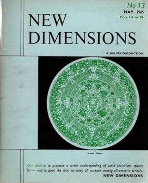 Seller image for NEW DIMENSIONS: VOLUME 3, NO. 13, APRIL/MAY 1965 for sale by By The Way Books