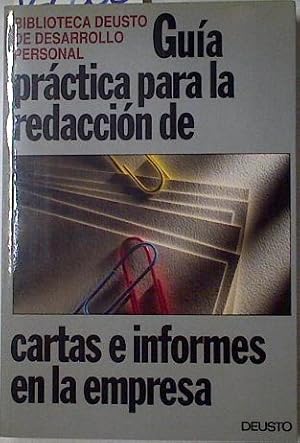 Seller image for Gua prctica para la redaccin de cartas e informes en la empresa for sale by Almacen de los Libros Olvidados