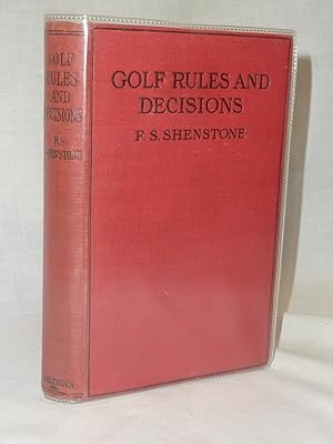 Bild des Verkufers fr Golf Rules and Decisions: A Summary of the Rules of Golf, with Decisions, Tables of Penalties and General Index. zum Verkauf von Antiquarian Golf