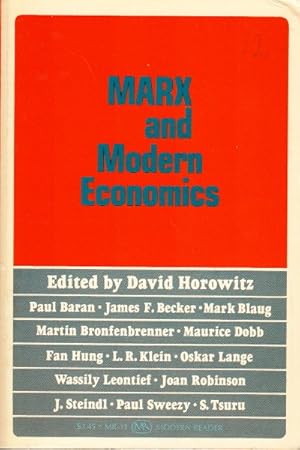 Image du vendeur pour Marx and Modern Economics. mis en vente par Centralantikvariatet