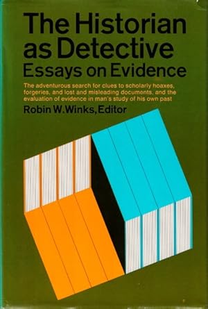 Imagen del vendedor de The Historian as Detective. Essays on Evidence. First Edition. a la venta por Centralantikvariatet