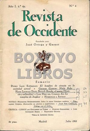 Revista de Occidente. Segunda época. Año I. Nº4