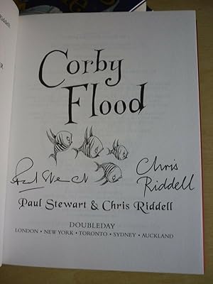 Bild des Verkufers fr Far-Flung Adventures - Corby Flood SIGNED by both Authors (1st Edition . First Print thus) zum Verkauf von First.Editions1st