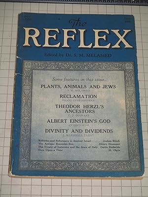 Image du vendeur pour 1929 The Reflex: Plants, Animals and Jews - Theodor Herzl's Ancestors - Albert Einstein's God mis en vente par rareviewbooks