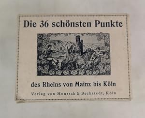 Die 36 schönsten Punkte des Rheins von Mainz bis Köln. 36 Miniaturen (9 x 7 cm) in schwarz-weiß. ...