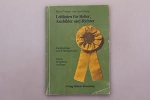 Seller image for LEITLINIEN FR REITER, AUSBILDER UND RICHTER. Fachbeitrge und Prfungshilfen for sale by INFINIBU KG