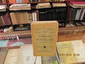 Immagine del venditore per Anomalies sexuelles apparentes et caches. venduto da Librairie FAUGUET