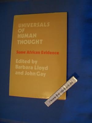 Universals of Human Thought: Some African Evidence.