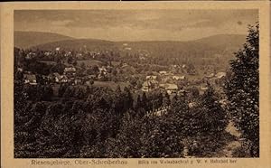 Seller image for Ansichtskarte / Postkarte Szklarska Schreiberhau Riesengebirge Schlesien, Blick ins Weissbachtal vom Bahnhof for sale by akpool GmbH