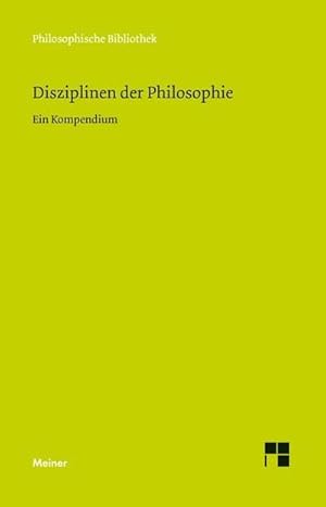 Bild des Verkufers fr Disziplinen der Philosophie : Ein Kompendium zum Verkauf von AHA-BUCH GmbH