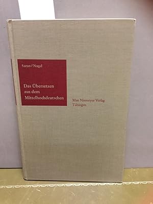 Bild des Verkufers fr Das bersetzen aus dem Mittelhochdeutschen Neubearb. von Bert Nagel zum Verkauf von Kepler-Buchversand Huong Bach