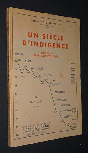 Seller image for Un sicle d'indigence : Pourquoi les Bretons s'en vont. for sale by Abraxas-libris