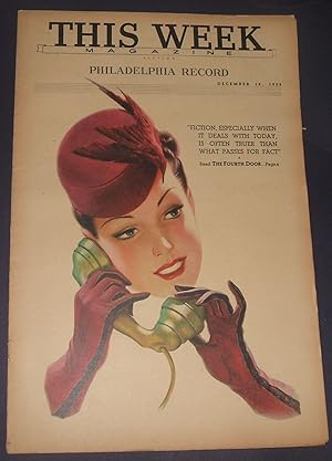 Seller image for This Week Magazine Section Philadelphia Record The Fourth Door for sale by biblioboy
