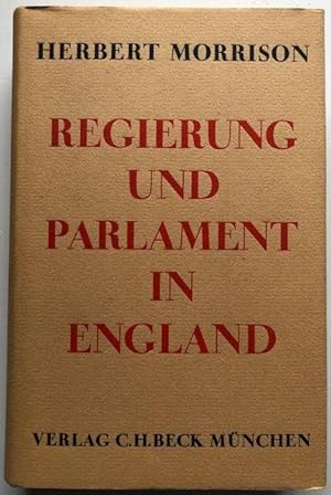 Image du vendeur pour Regierung und Parlament in England. mis en vente par Antiquariat Lohmann