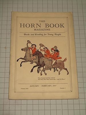 Seller image for 1937 The Horn Book Magazine: Ferdinand the Bull Review - A Young English Poet:Margot Dick - Bread Alone - Theophile Steinlen and Pelletan:An Artist and His Publisher - A Quaker Childhood in Indiana for sale by rareviewbooks