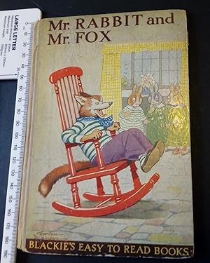 MR. RABBIT and MR. FOX. Adapted By J.G. Fyfe. Vintage Retro Children Book