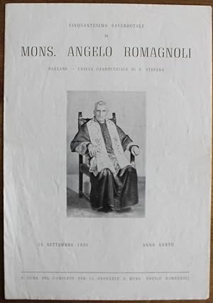 Cinquantesimo sacerdotale di Mons. Angelo Romagnoli