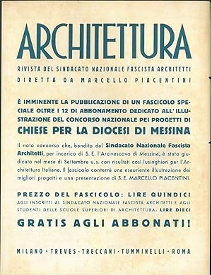 Architettura Rivista del sindacato nazionale fascista architetti