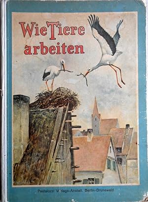 Imagen del vendedor de Wie Tiere arbeiten. Erzhlungen und Dichtungen von Clara Berg. Farbige Bilder von Karl Neunzig. a la venta por Versandantiquariat Ruland & Raetzer