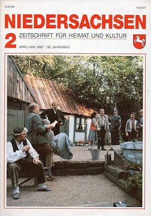 Bild des Verkufers fr Niedersachsen 92.Jahrgang 1992 Heft April-Mai (1 Heft) zum Verkauf von Clivia Mueller