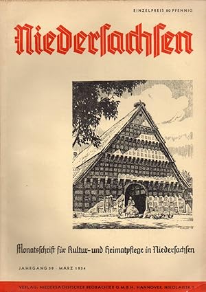 Niedersachsen 39.Jahrgang 1934 Heft März