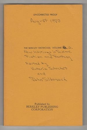 Seller image for The Berkley Showcase: Volume 2 Victoria Schochet & John Silbersack (Editors) Signed for sale by Heartwood Books and Art