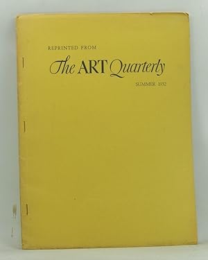 Imagen del vendedor de Pietro Toesca's "Il Trecento" - A Critical Study; Savoldo's Paintings in the S. H. Kress Collection; The John Trumbulls and Mme. Vigee-Le Brun; Reprinted from The Art Quarterly, Summer 1952 (single article) a la venta por Cat's Cradle Books