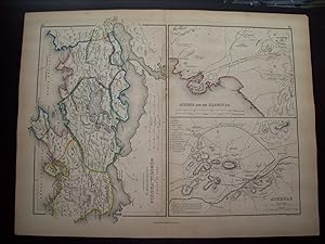 Original Map - "Part of Attica with Boeotia, Phocis, Locris, Megaris &c. on an Enlarged Scale.; A...