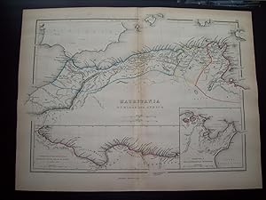 Original Map - "Mauritania, Numidia and Africa"