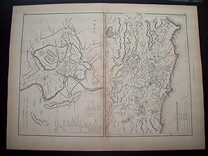Original Map - "Roma; Part of Italy Showing the Roman Territory and the Neighbouring Country on a...