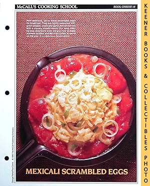 McCall's Cooking School Recipe Card: Eggs, Cheese 18 - Mexican-Style Scrambled Eggs : Replacement...