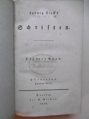 Seller image for Schriften. Fnfter Band. for sale by Antiquariat Steinwedel