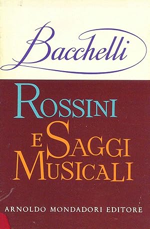 Seller image for Rossini e saggi musicali for sale by Miliardi di Parole