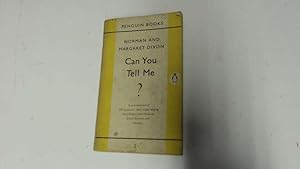 Seller image for Can You Tell Me? for sale by Goldstone Rare Books